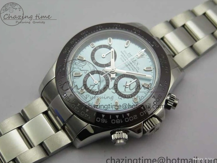 1218 Daytona 116506 Noob 1:1 Best Edition Ceramic Bezel Ice Blue Dial on SS Bracelet A Functional 2979